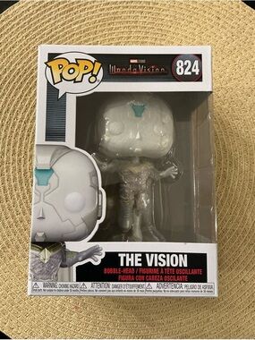 Funko POP! The Vision - White, Silver & Teal Accent 824
